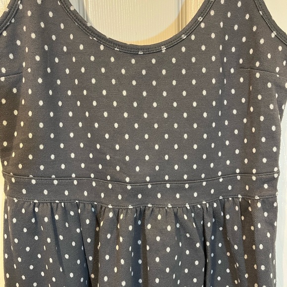 Abercrombie & Fitch Charcoal Polka Dot Top - Picture 3 of 11
